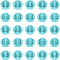 LEGO Kerek csempe 1x1 Kék Trans Light Blue 6514058 4073 - 25db