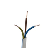 Przewód płaski elektryczny instalacyjny YDYp Elektrokabel 3 x 2,5 mm2 1 m