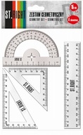 Zestaw geometryczny ST.RIGHT 744833 4 el. przezroczysty