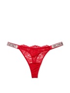 Victoria's Secret majtki damskie Stringi Bombshell Shine Strap Lace Thong  Panty rozmiar L - porównaj ceny 