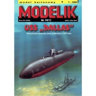 Modelik 10/12 Okręt podwodny USS DALLAS 1:200