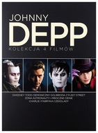 Johnny Depp. Kolekcja 4 filmów płyta DVD