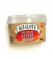 Pasta naturalny MASLOVE Pasta orzechowa 100% zmielone 200 g 200 ml