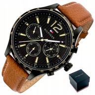 Tommy Hilfiger zegarek męski 1791470 GAVIN +GRAWER skórzany klasyczny