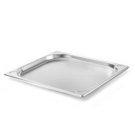 GASZTRONÓMIAI TARTÁLY ACÉL ÉTELTÁROLÓ ALOMTÁLCA GN 2/3 20MM ERŐS