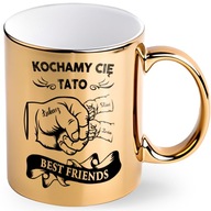 APÁK NAPI AJÁNDÉK ARANY BÖGRE APA ÉS GYEREKEK NEVÉVEL