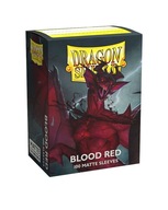 Koszulki na karty Arcane Tinmen Dragon Shield Blood Red Simurag Matte 100 szt.