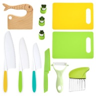 1 zestaw narzędzi kuchennych Montessori dla małych dzieci