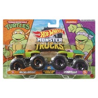 Pojazd Mattel Hot Wheels Monster Trucks Michelangelo vs Donatello