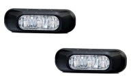 Фара ostrzegawcza błyskowa маленькое 3x led osram пара фото, цена