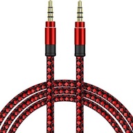 Kabel TX1 Przewód MINI JACK 3,5 mm NYLON 2m minijack 3,5 mm - minijack 3,5 mm 2 m