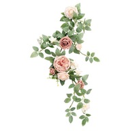 Artificial Flower Swag Hanging Wedding Arch Flower for Arbor Home Pink
