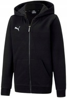Puma czarna rozpinana bluza dziecięca sportowa XS