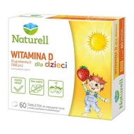 Suplement diety dla dzieci Naturell Witamina D 60 tabletek