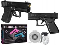 METALOWY PISTOLET GLOCK 43 6 MM ASG KULKI