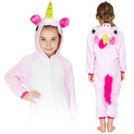 ONESIE KIGU PIŻAMA DLA DZIECI RÓŻOWY JEDNOROŻEC M