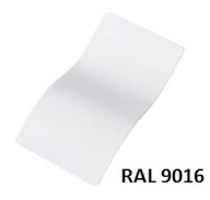 Prášková farba RAL 9016 Polyester Smooth Matt