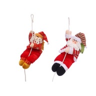 2ks Santa Claus šplhacie lano Vianočná hračka Santa
