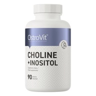 Suplement diety OstroVit Choline + Inositol cholina tabletki 90 szt.