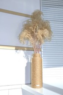 Vysoký jutový špagát váza sušená tráva Paula 33 h