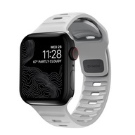 Pasek Nomad do Apple Watch seria 1-8, SE i Ultra 20mm szary