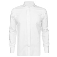 Lilashop2015 koszula dziecięca długi rękaw bawełna biały rozmiar 164 (159 - 164 cm)