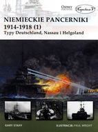 Niemieckie pancerniki 1914-1918 (1) Typy Deutschland Nassau i Helgoland Staff Gary