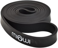 GUMA OPOROWA DO ĆWICZEŃ TRENINGOWA POWER BAND MIOWI CZARNA 22 MM 10-30 KG