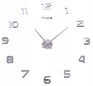 Zegar ścienny Gockowiak srebrny 130cm