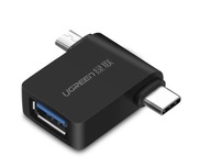 Adapter Ugreen 30453 USB - USB C / microUSB