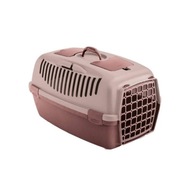 Transporter dla psa Zolux odcienie brązowego, odcienie różowego M 35 cm x 55 cm 36 cm