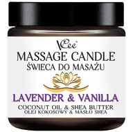 Świeca do masażu Vcee Lavender & Vanilla 80g