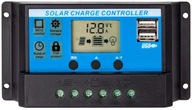 Regulator Ładowania 30A 12V 24V Kontroler Solarny