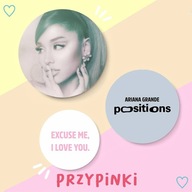 Zestaw Przypinek button Ariana Grande Positions