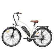 Motorower elektryczny (powyżej 251 W) YOLOWAY C10 Electric Bike White rama 26 inch stal koło 26 " biały 519 W