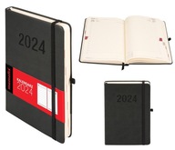 Kalendarz książkowy 2024 A5 Antra czerń