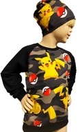 Bluza dziecięca Pokemon +CZAPKA GRATIS r 116