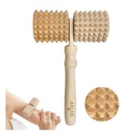 MASÁŽNY PRÍSTROJ DREVENÝ ECO VEĽKÝ S RÚČKOU PROTI CELULITÍDE AKITO