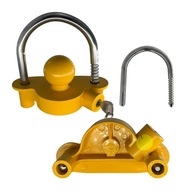 Lopásgátló zár az utánfutó gömbcsapjának védelmére