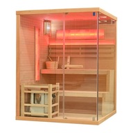 MAZUR SAUNA SUCHA FIŃSKA Z PIECEM HARVIA 6 KW