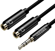 Kabel audio rozdzielacz mini jack 3,5mm - 2x mini jack 3,5mm