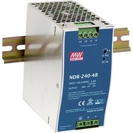 Zasilacz na szynę DIN Mean Well NDR-240-48, 240 W