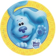 TALERZYKI papierowe BLUES CLUES śladem blue x8