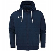 Bluza dresowa Nike granatowa z kapturem 823531-410 r. M rozpinana fleece