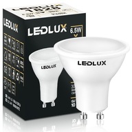 Żarówka LED GU10 6,5W =60W SMD 3000K ciepła Premium LEDLUX nie mruga