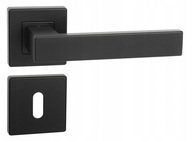 Klamka wewnętrzna AnQ Szyld kwadratowy, Szyld z otworem na klucz