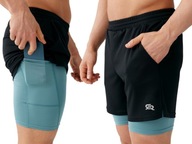 Rough Radical spodenki męskie sportowe przed kolano FAST DUO SHORTS rozmiar XL