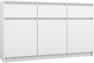Komoda Euro-Meble Salon 120 x 33 x 84,6cm biały matowe