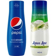 Pepsi + Lemon-Lime 2ks koncentrát SodaStream