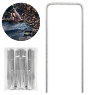 FÉM CSAPOK AGROTEXTILHEZ U TÍPUS 20 cm 20 db CSAP HORGONY TIPLI